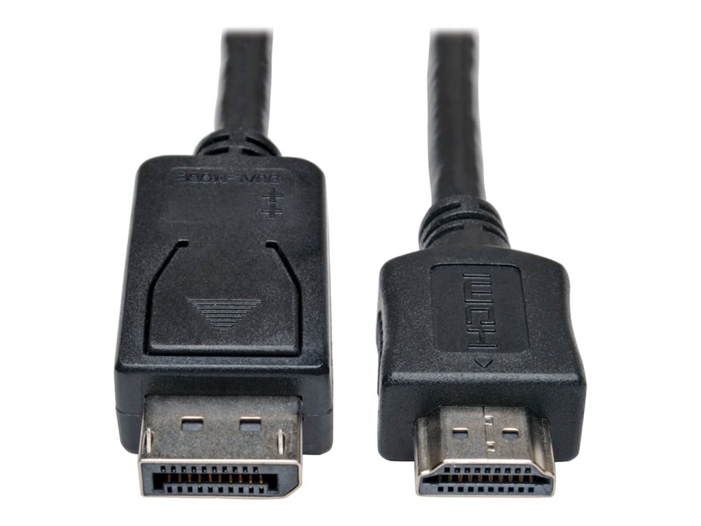 Eaton Tripp Lite Series DisplayPort to HDMI Adapter Cable (M / M), 6 ft. (1.8 m) - Adapterkabel - DisplayPort männlich zu HDMI männlich - Schwarz